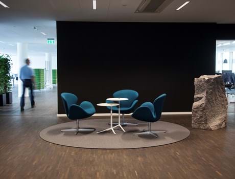 filttæppe kontor indretning